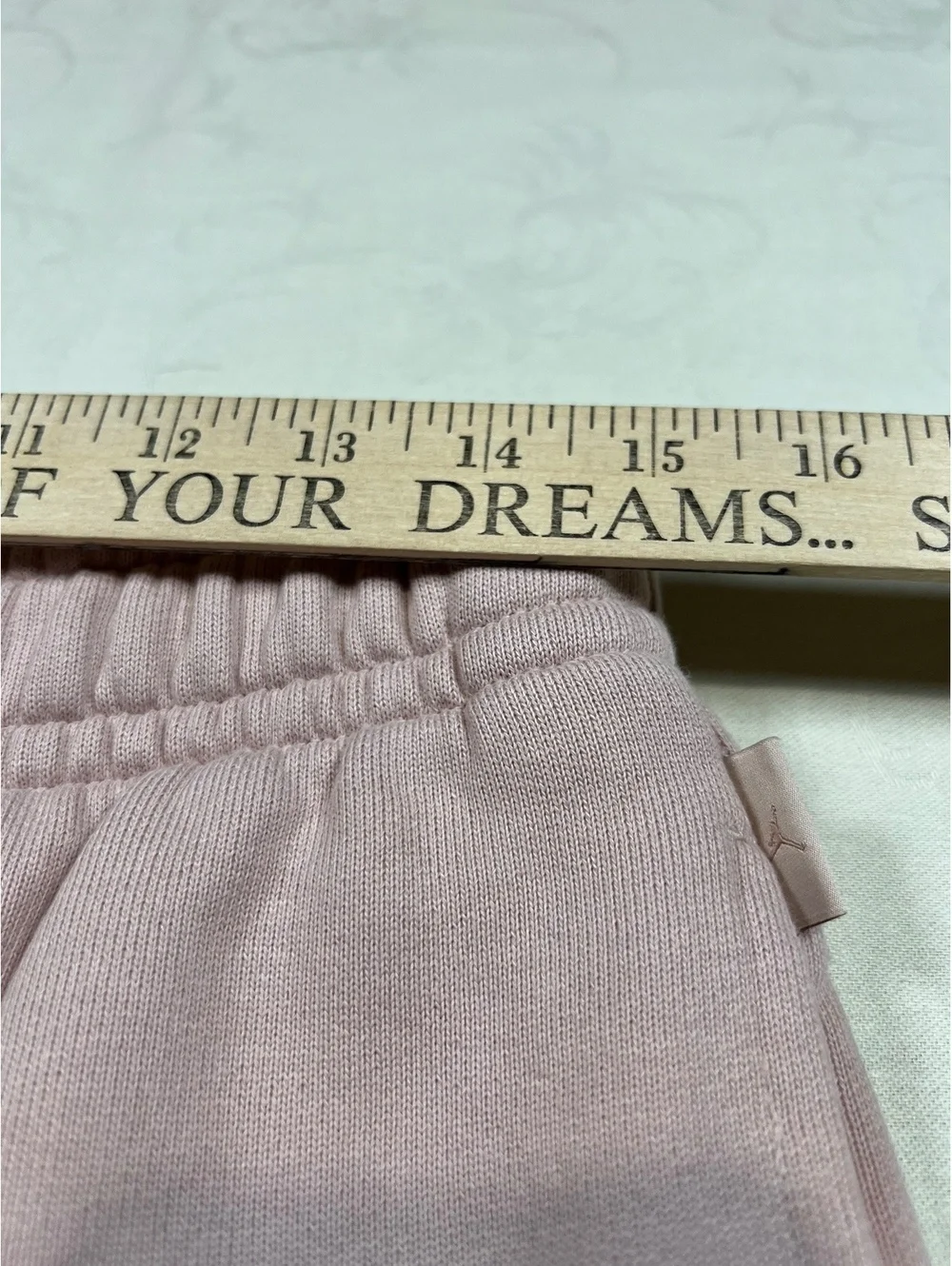 New $110 Air Jordan Woodmark Heavyweight Pink Jogger Standard Fit Size Medium